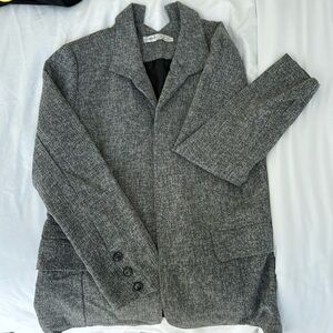 Stylish Blazer Black and White